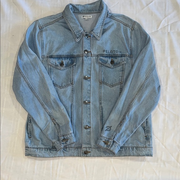 Peloton Jackets & Blazers - Peloton Light Blue Denim Jacket